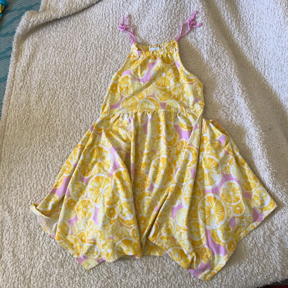 Maggie & Zoe yellow lemon themed float dress